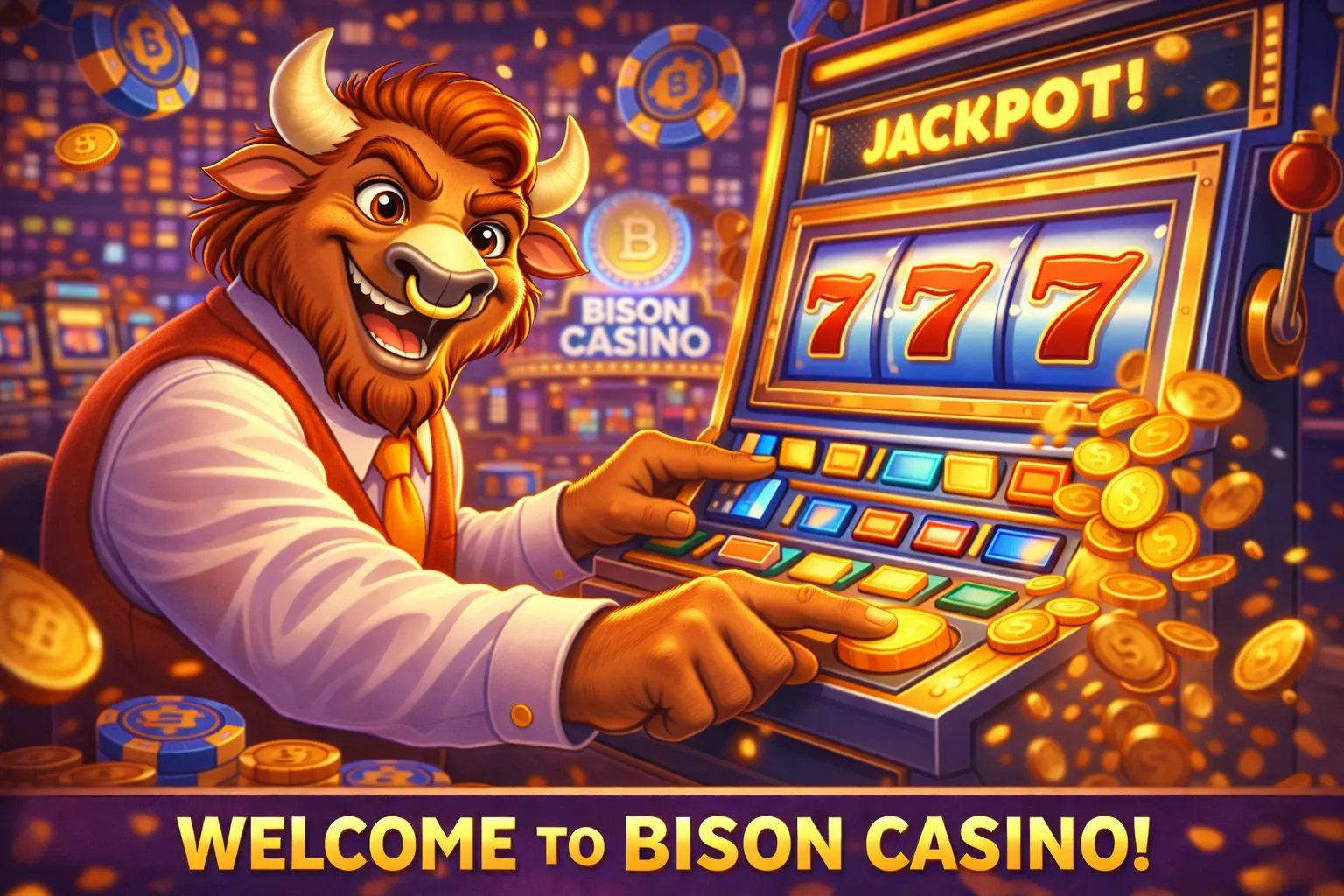 Bison Casino prémium banner